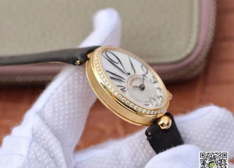 Breguet Reine de Naples 8918BA 58 864.D00D Ladies 18K Yellow Gold ZF Factory 1:1 Best Edition Replica Watch Swiss ETA6T51